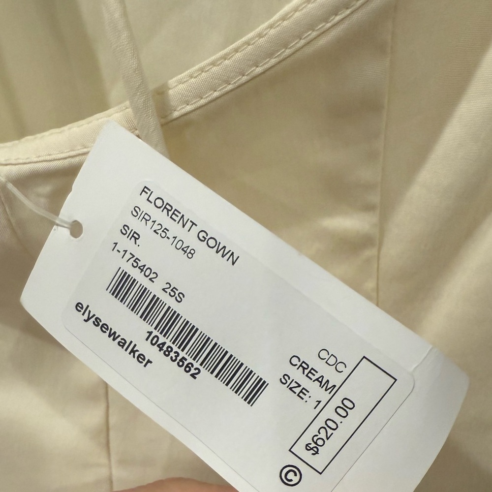 NWT Sir Laurent Gown - Cream - Picture 5 of 6